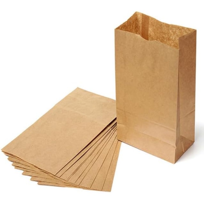 Marifetlerim - Naturel Poşet Kese Kağıdı 16 cm x 25 cm 25 Adet