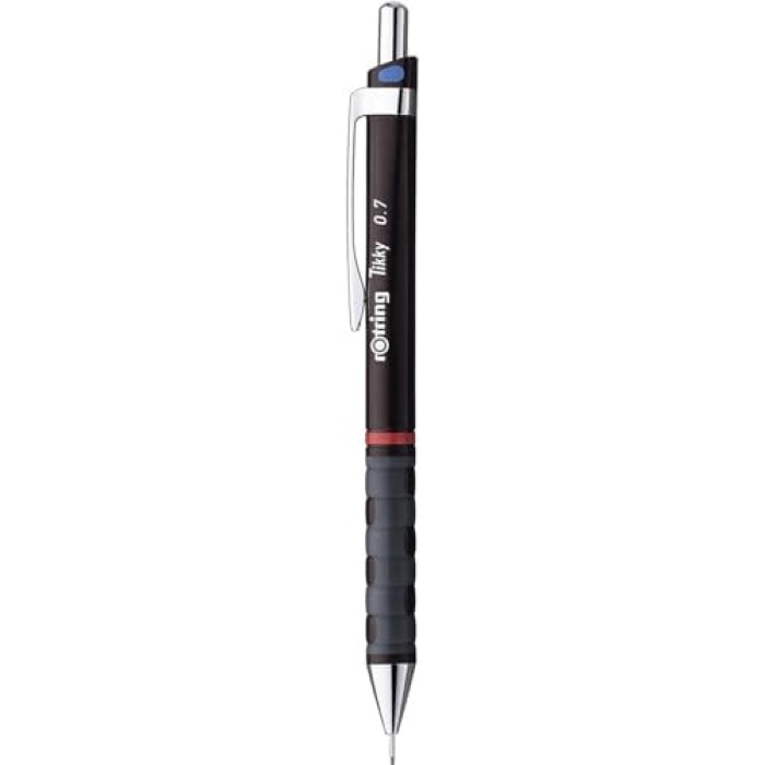 Tikky Mekanik Kurşun Kalem, Uç ve Silgi Seti, Bordo, 3lü Set