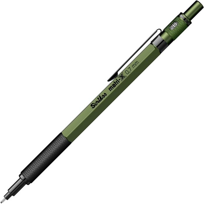 Ofis Matri-X Versatil 0.7 mm Kalem, Silgili, Yeşil