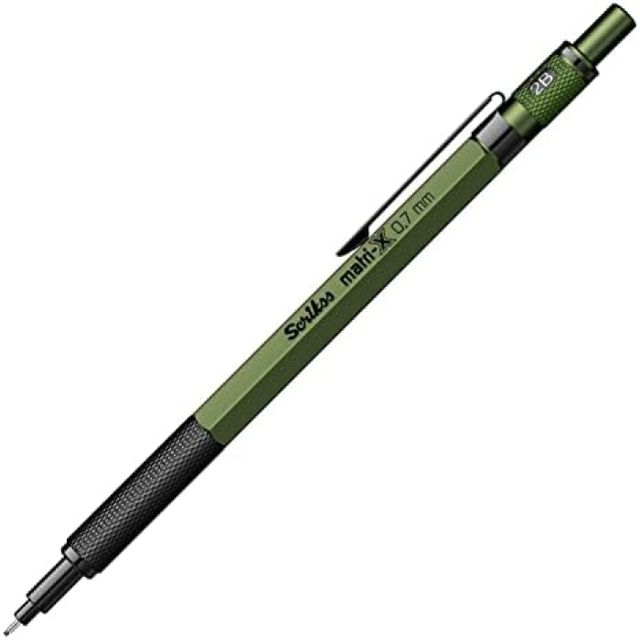 Ofis Matri-X Versatil 0.7 mm Kalem, Silgili, Yeşil