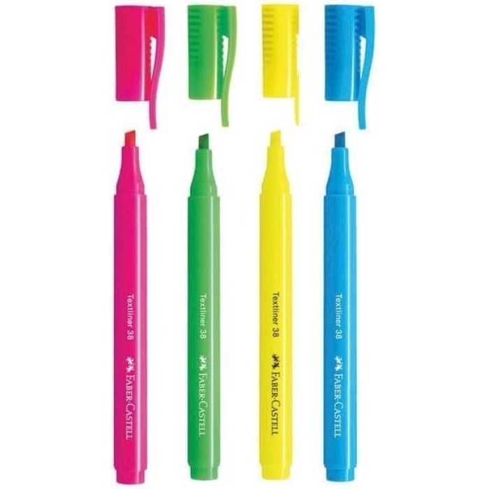 Fosforlu Kalem 38 Neon Renkler 4lü