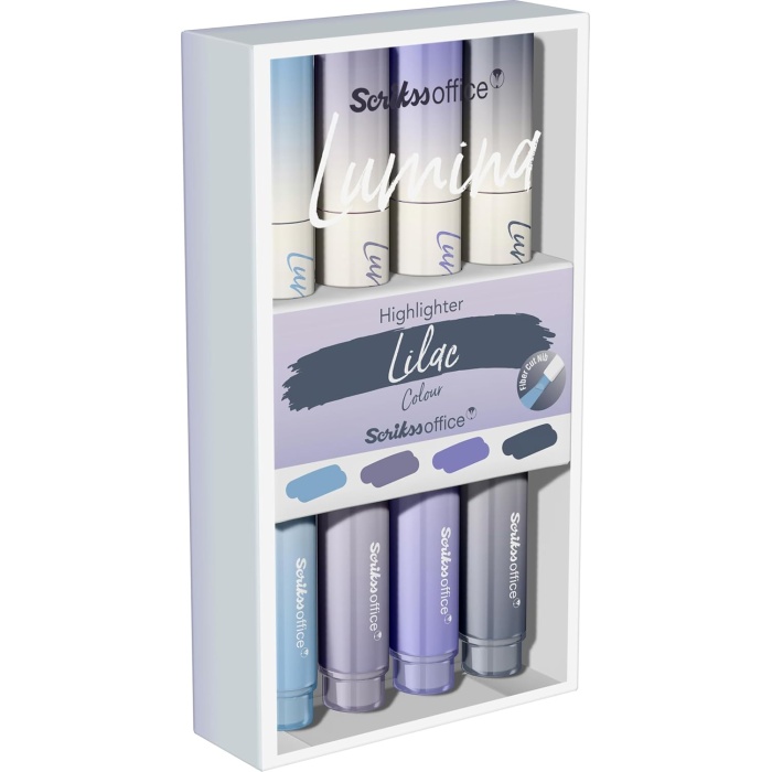 Lumina Fosforlu Kalem Lilac, 4lü Set