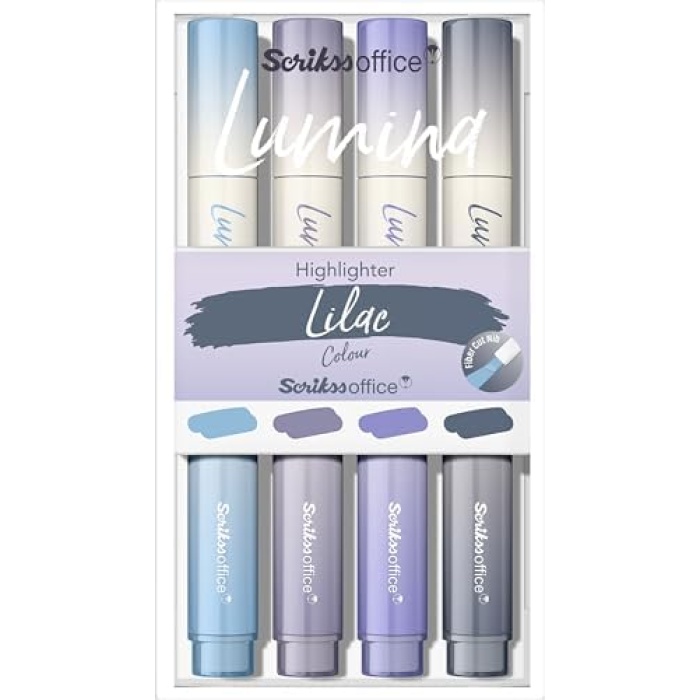 Lumina Fosforlu Kalem Lilac, 4lü Set