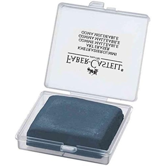 Sanatçılar için 6lı paket hamur kauçuk silgi, ART ERASER Faber Castell, gri (6)