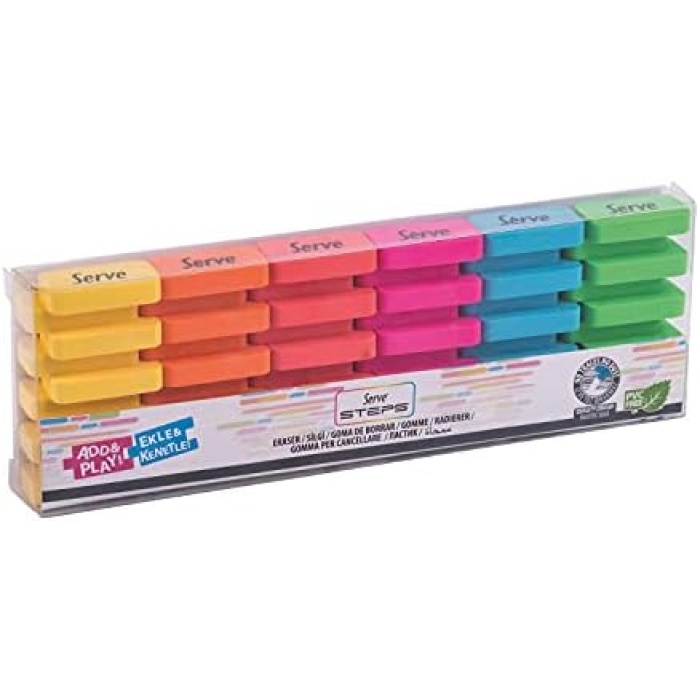 Steps Silgi Fosforlu 6li Pet