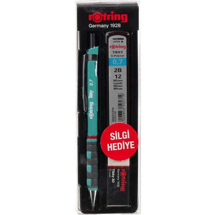 TIKKY Min Silgi 3lü Okul Seti- 0.7 Deniz Mavi