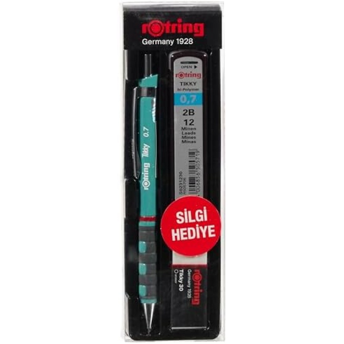 TIKKY Min Silgi 3lü Okul Seti- 0.7 Deniz Mavi