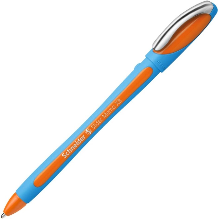 Tükenmez kalem Slider Memo XB, kapaklı model, 0,7 mm, turuncu