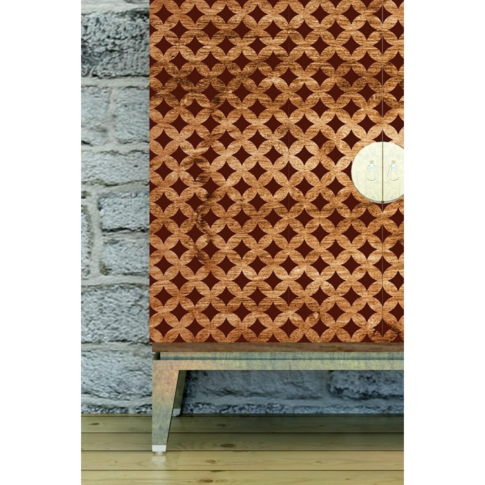 Geometrik Desen - 8 Stencil Tasarımı 30 x 30 cm