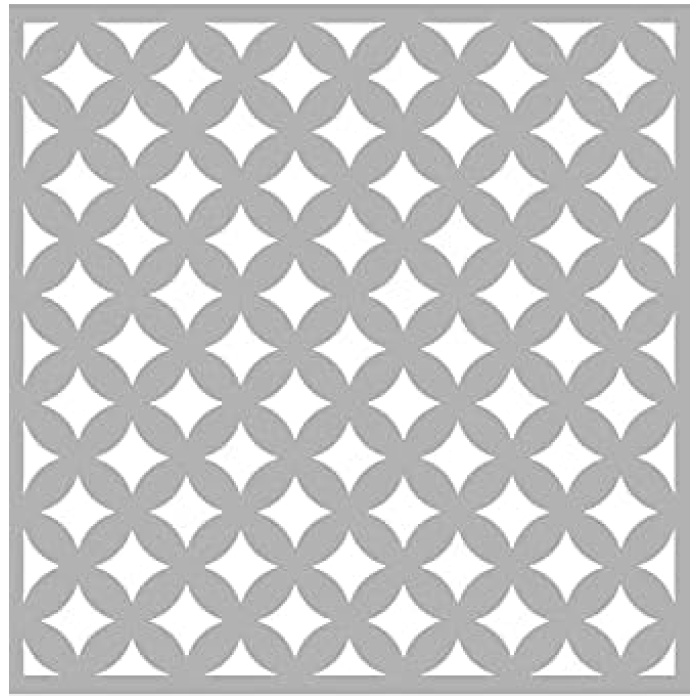 Geometrik Desen - 8 Stencil Tasarımı 30 x 30 cm