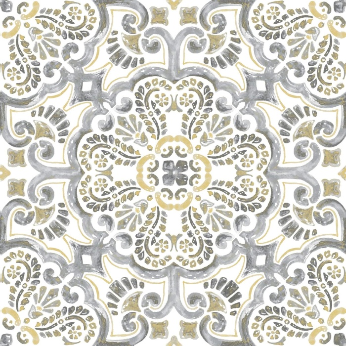 WallPops FP2947 Antico yer fayansı, çıkartmak ve yapıştırmak için, çok renkli