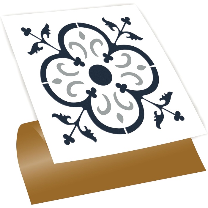 Kendinden Yapışkanlı Solo Fas Desenli PVC Karo 30x30 cm (11 Adet / 1 m²)
