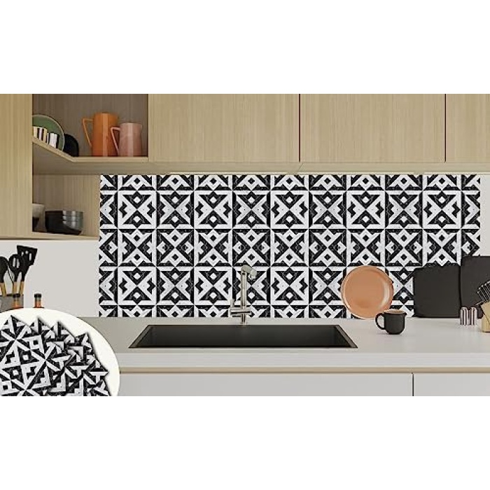 Kendinden Yapışkanlı Mermer 008 Desenli PVC Karo 30x30 cm (56 Adet / 5 m²)