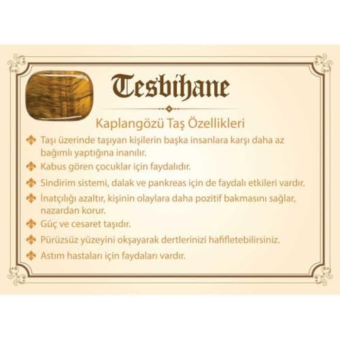 1000 Ayar Gümüş Kazaz Püskül Küre Kesim Karışık Renk Kaplangözü Doğaltaş Tesbih