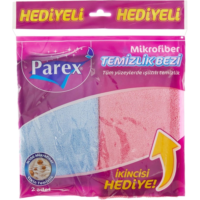 Mikrofiber Temizlik Bezi (İkincisi Hediye) 1 Paket (1 x 2 Adet)