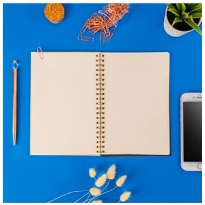 Be Kind Çiçek Tasarımlı 8 Cm X 12 Cm Ölçülerinde Çizgisiz 48 Yaprak Ahşap Kapaklı Defter