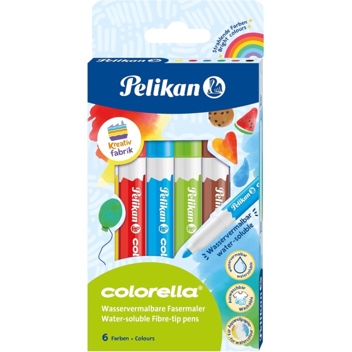 Colorella Suda Çözünür Keçeli Kalem 6lı Kutu