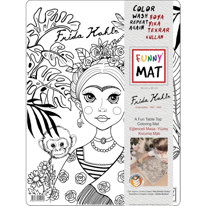 Çocuk Funny Mat - Frida 30X40Cm - Yeni