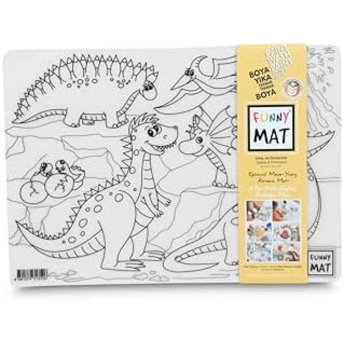 Çocuk Funny Mat - Dinazor 25X35Cm - Yeni