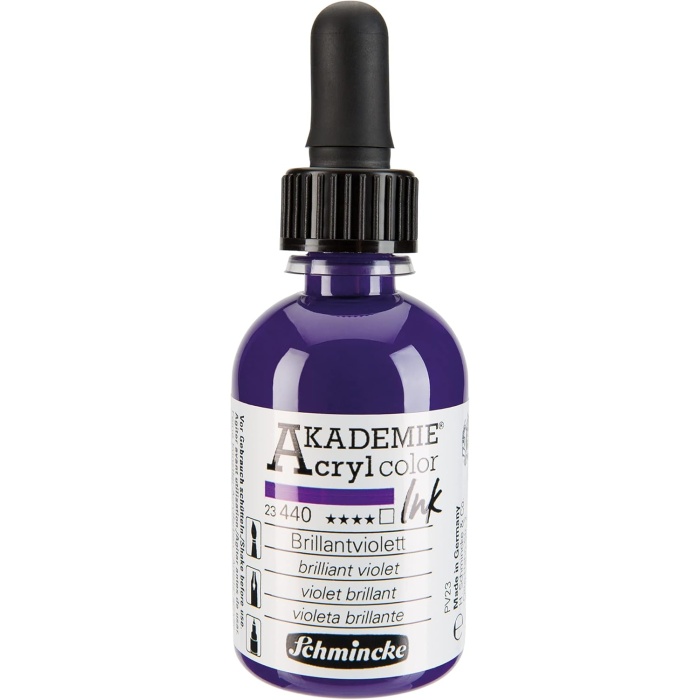 Akademie Akrilik Mürekkep 50 ml 440 Brilliant Violet