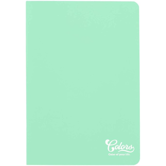 Colors A5 40 Yaprak Kareli Defter, Yeşil