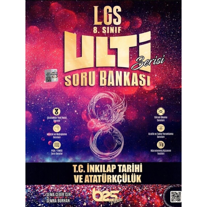 Yayınları 8. Sınıf LGS T.C. İnkılap Tarihi ve Atatürkçülük Ulti Serisi Soru Bankası