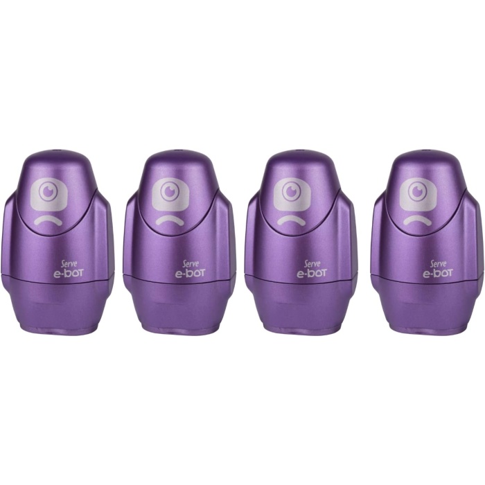 E-BOT SILGILI KALEMTIRAS METALIK MOR 4LU SET