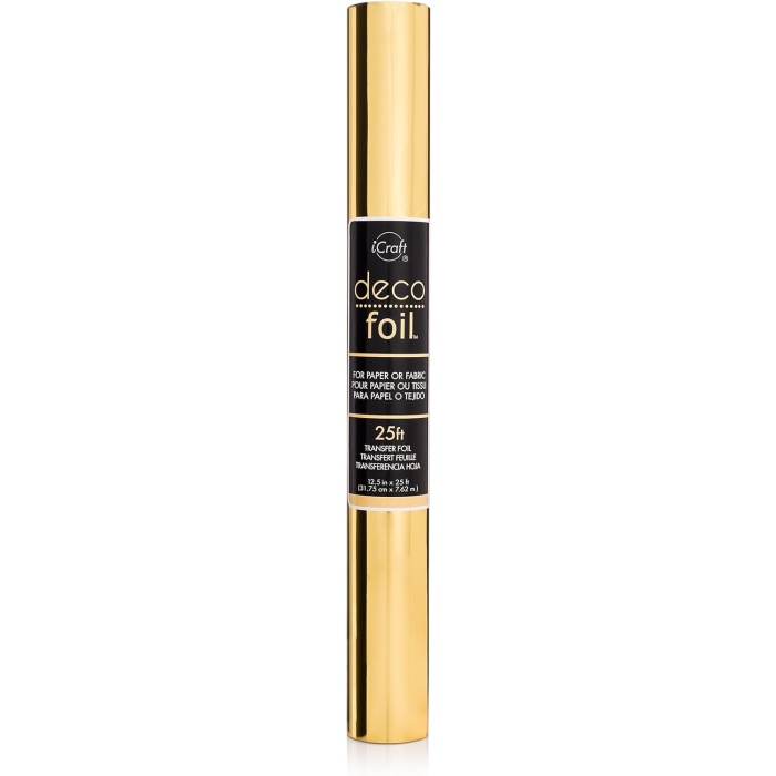 Thermoweb Deco Folie Transfer Tabelle 31,8 cm x25 Roll, Gold, 33,02 x 5,08 x 5,08 cm