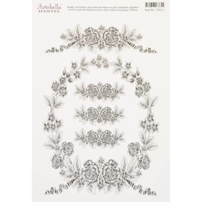 Dantel Kolay Transfer 23X34 cm Açık Zemin 1765V