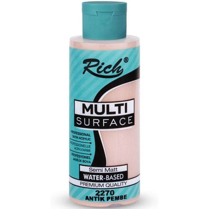 Multi Surface Akrilik Boya 130 cc - Antik Pembe