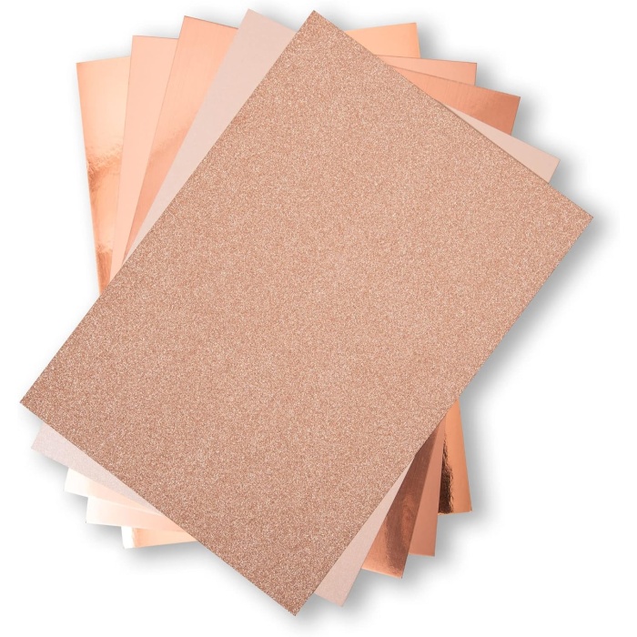 Rose Gold, Surfacez, Yüzeyler-Zengin Kart Stoğu, 8x11,5 inç, 50li Paket
