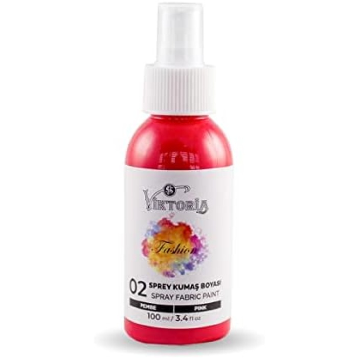 Sprey Kumaş Boyası 100 ml (Pembe)