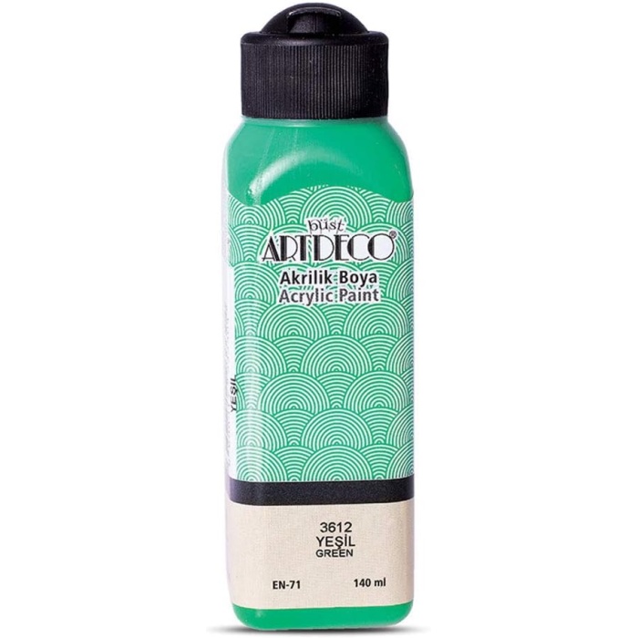 Akrilik Boya, 140ml, Yeşil 3612