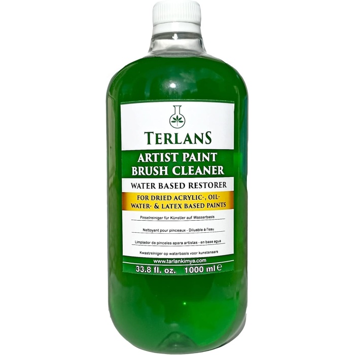 Sanatsal Boya ve Fırça Temizleyici 1000 ml - Yağlı ve Akrilik Boya Temizleyici - Artist Brush Cleaner