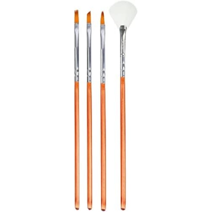 - NEON Fırça Seti/Çocuklar ve Yetişkinler İçin Hobi Boya Fırçaları/Ahşap, Cam, Metal, Kumaş, Tuval Boyama Seti/Akrilik Boya, Sulu Boya, Guaj Boya, Yağlı Boya İçin Kullanıma Uygundur (4)