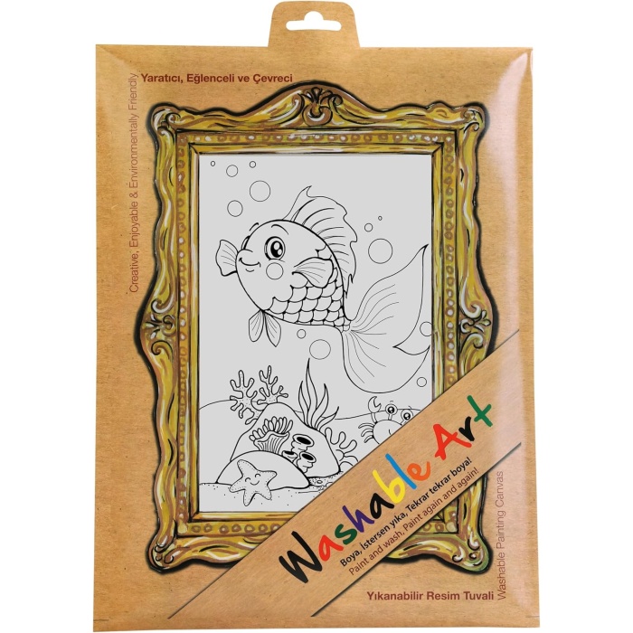 Çocuk Funny Mat -Washable Art - Balik