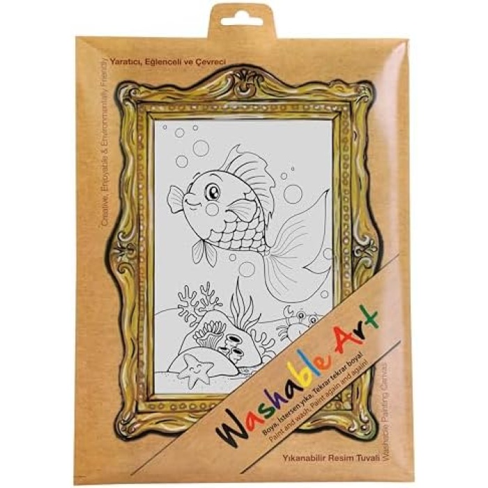 Çocuk Funny Mat -Washable Art - Balik
