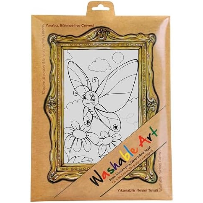 Çocuk Funny Mat -Washable Art - Kelebek