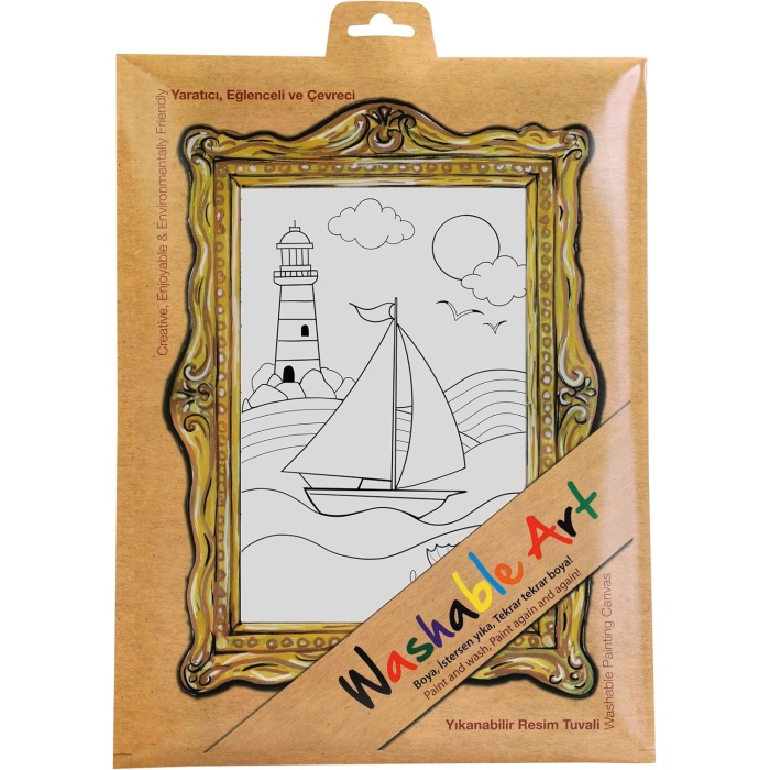 Çocuk Funny Mat -Washable Art - Deniz Feneri