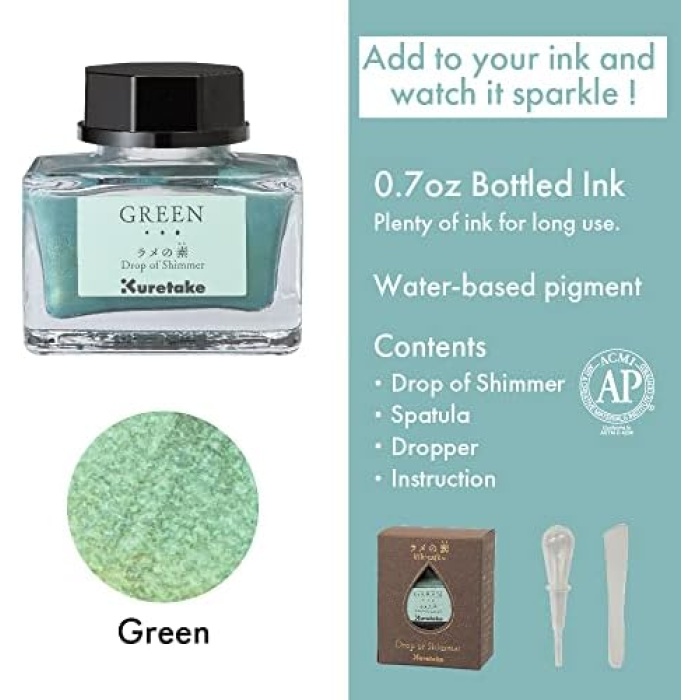ZIG MÜREKKEP DROP OF SHIMMER 20g ECF063-040 GREEN