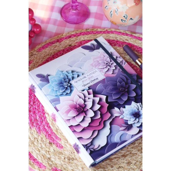 Ajanda 2024-2025 Gizli Spiralli 17x23cm 100gr.