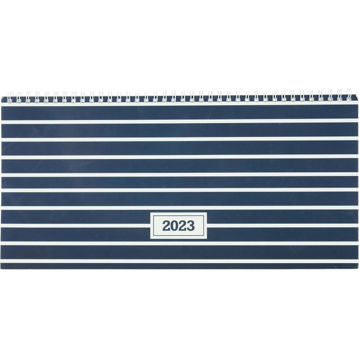 Color 2023 AJ-66 Haftalık Masa Ajandası, Çizgi, 16x33,5 cm