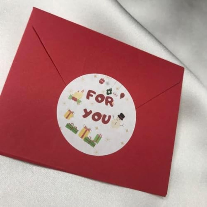 Mini Zarf Kırmızı Küçük Mesaj Zarfı Red Envelope 7x9 Cm