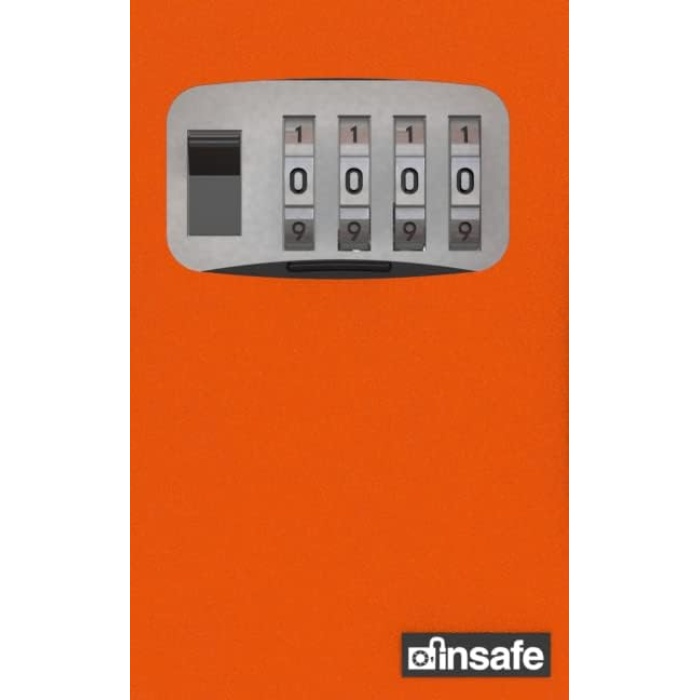ISC806KEY Şifreli Çelik Kasa, Anahtar Kasası, Anahtar Dolabı, Orange