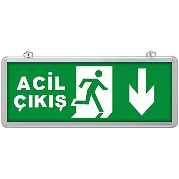 Acil/Çıkış Aşağı Yön Acil Yönlendirme Levhası SG024