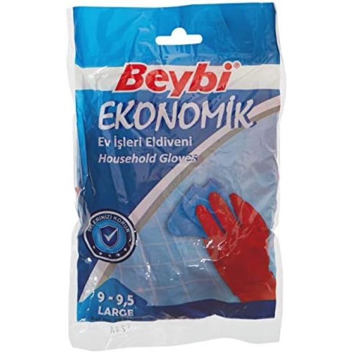 GJLRTW68_c08937 Ekonomik Temizlik Eldiveni Çift, 9/9.5