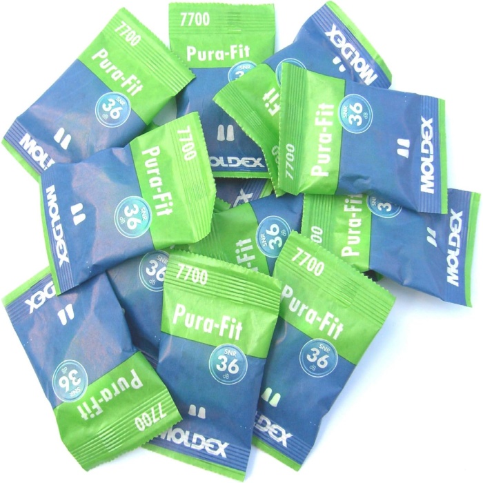 7700 Pura-Fit yumuşak köpük-Kulak tıkacı, SNR: 36 dB 10 Pairs 7700