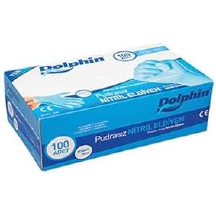 Pudrasız Mavi Nitril Muayene Eldiveni XL Beden - 100 Adet - Sağlık, Gıda, Güzellik ve Günlük Kullanıma Uygun