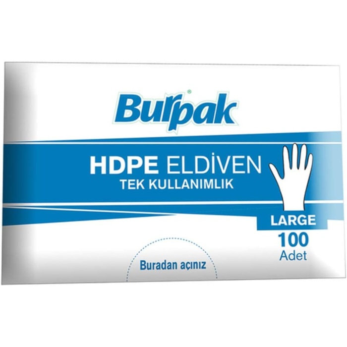 At Market Burpak Şeffaf Eldiven HDPE 100lü Paket
