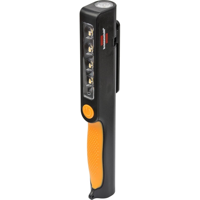 LED lamba/kullanışlı LED pil Clipleuchte (çalışma lambası Akkubetrieben, dahil dönebilen Clip mıknatıslı) renk: siyah/sarı, 1 adet, 1175890